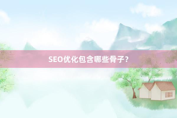 SEO优化包含哪些骨子？